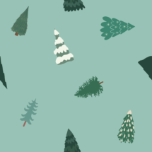 christmas tree, christmas tree repeat, tree, winter, woodland, nature, Christmas